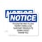 Signmission Please Do Not Flush Paper Towels Or Sanitary, 5 in W x Rectangle, Vinyl Decal OS-2PACK-NS-D-35-L-17381 - alternate 1